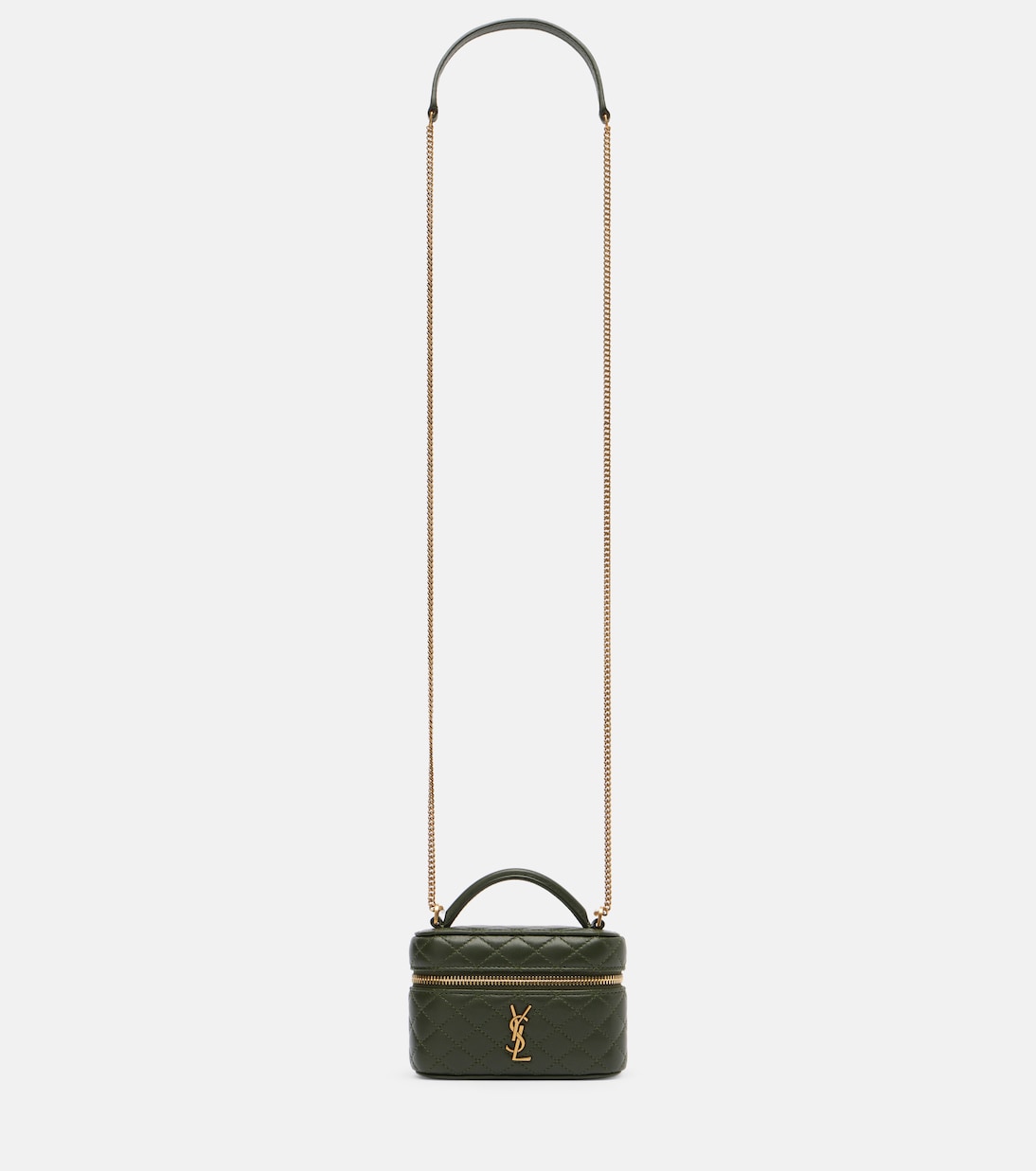 Gaby Micro leather vanity bag | Saint Laurent