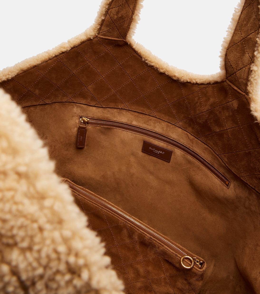 Cabas Icare Maxi en shearling | Saint Laurent