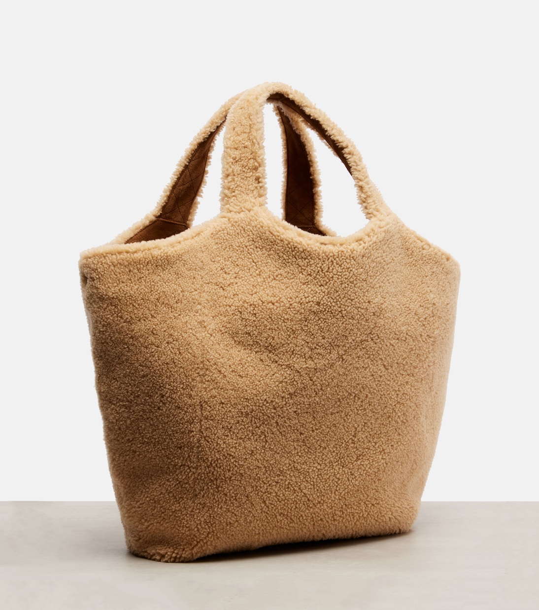 Cabas Icare Maxi en shearling | Saint Laurent