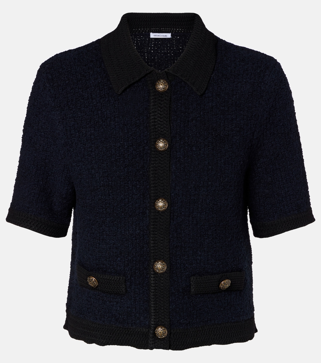 Cotton and wool-blend cardigan | Veronica Beard