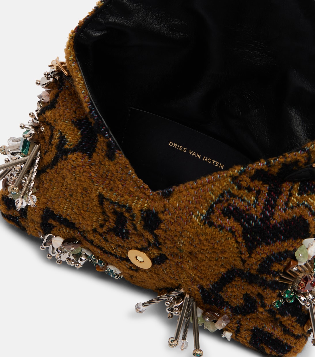 Clutch Small de jacquard adornado  | Dries Van Noten