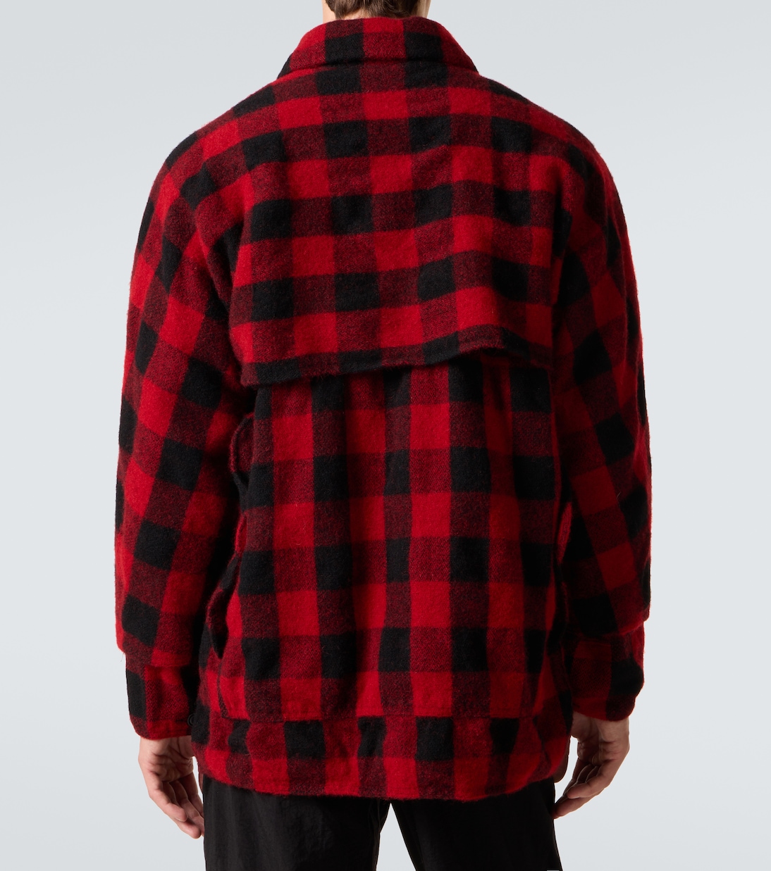 Chaqueta de lana a cuadros | Junya Watanabe