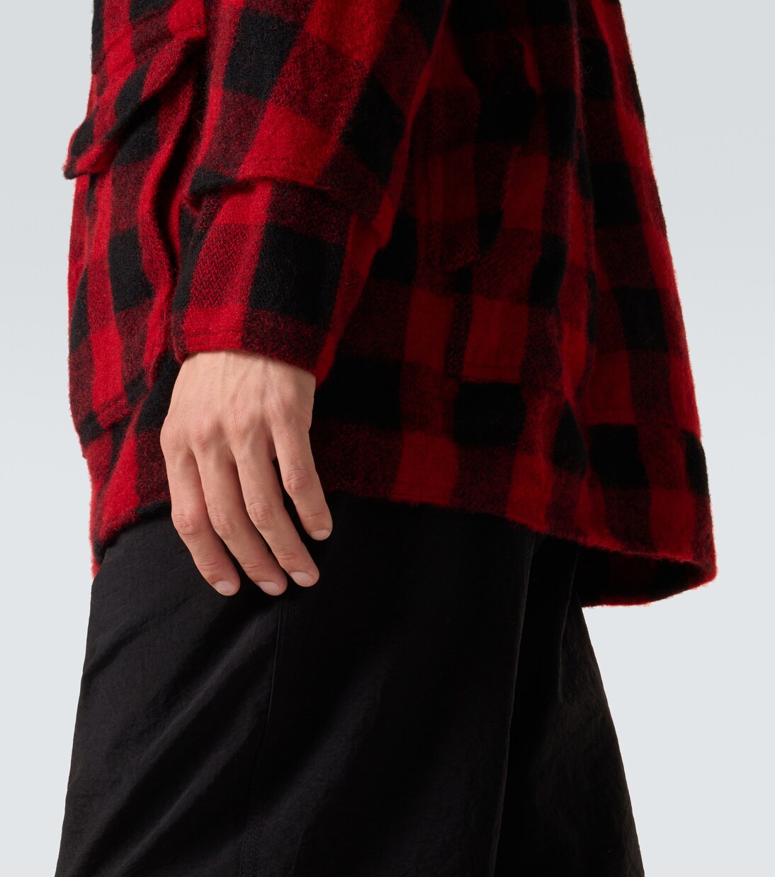 Chaqueta de lana a cuadros | Junya Watanabe