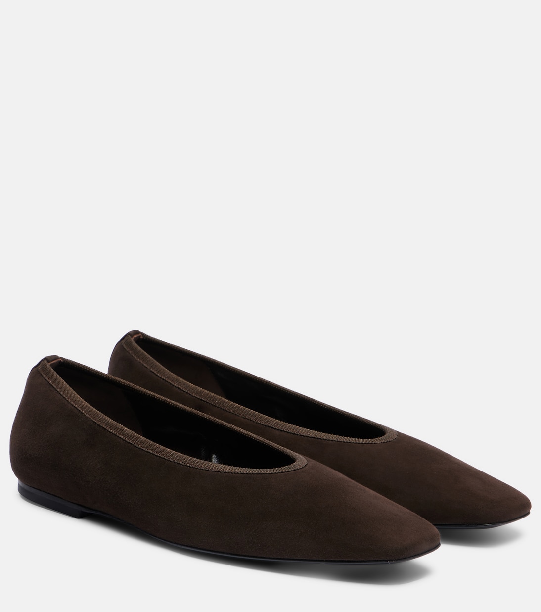Ballerinas aus Veloursleder | Toteme
