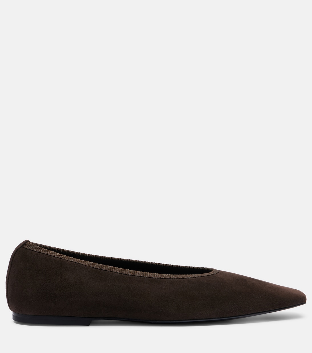 Ballerinas aus Veloursleder | Toteme