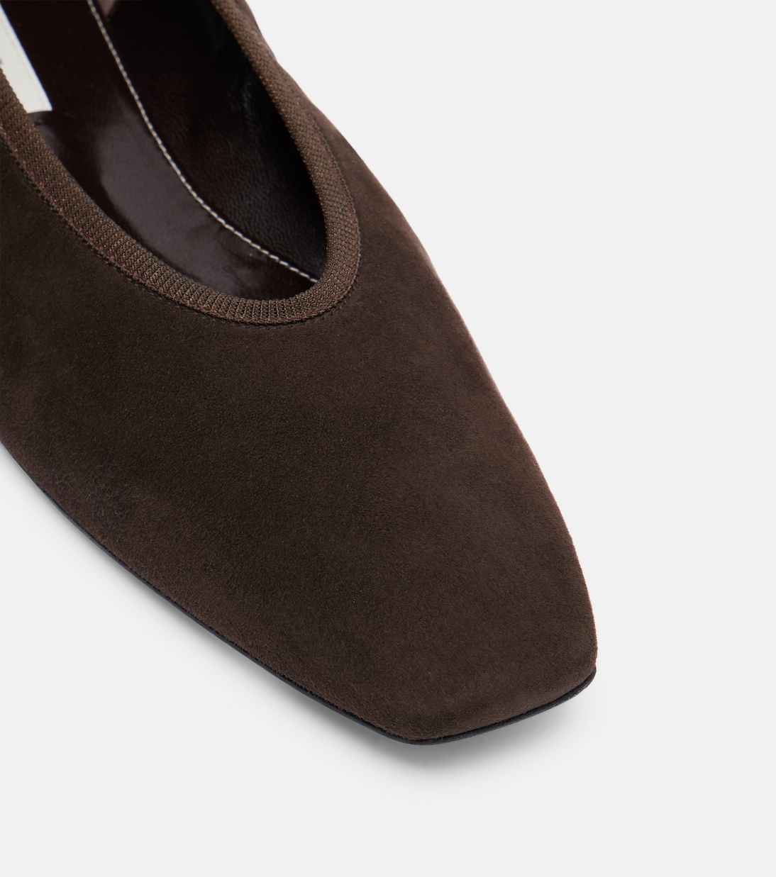 Ballerinas aus Veloursleder | Toteme
