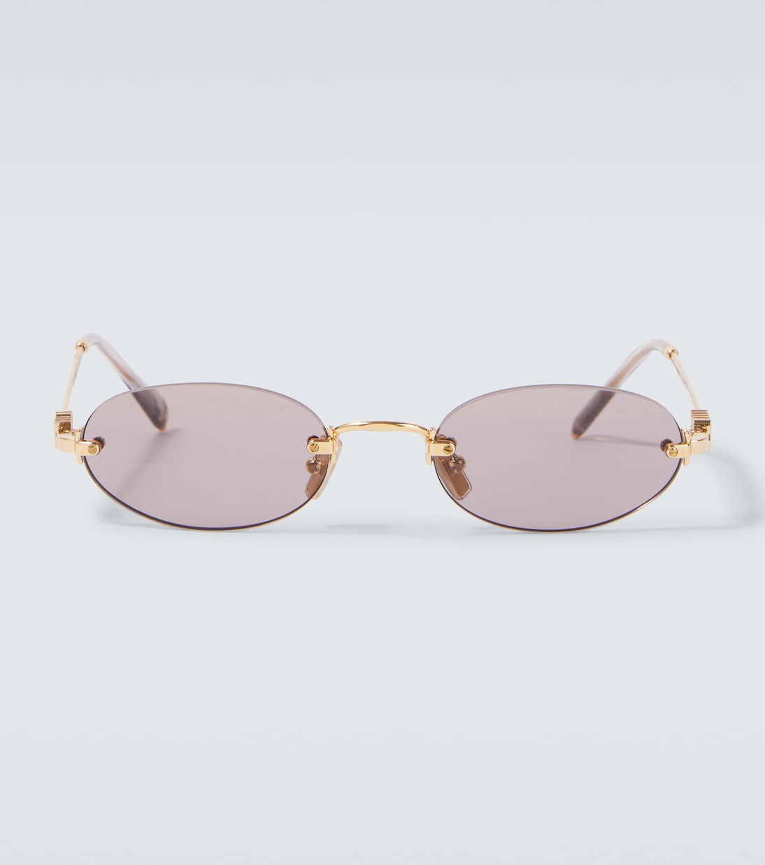 Logo oval sunglasses | Miu Miu