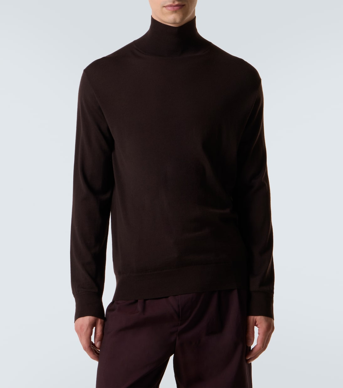 Ash wool turtleneck sweater | Calvin Klein Collection