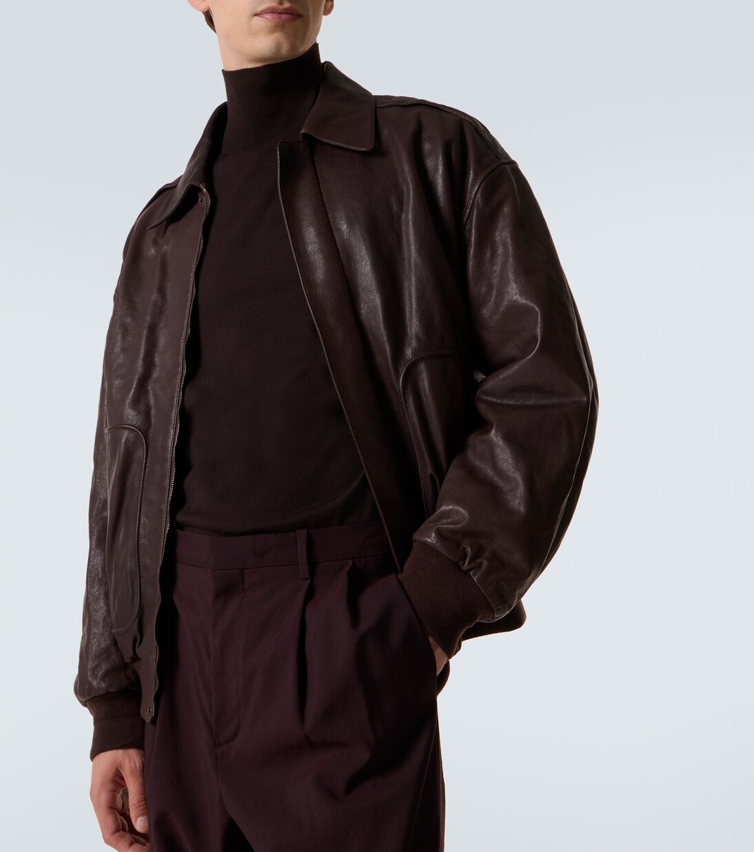 Ash wool turtleneck sweater | Calvin Klein Collection