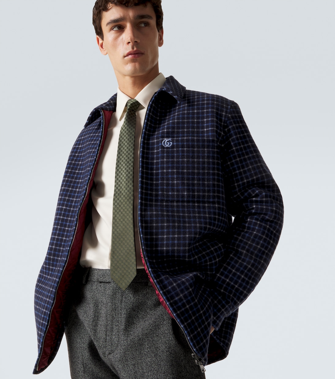 Krawatte GG aus Seiden-Jacquard | Gucci