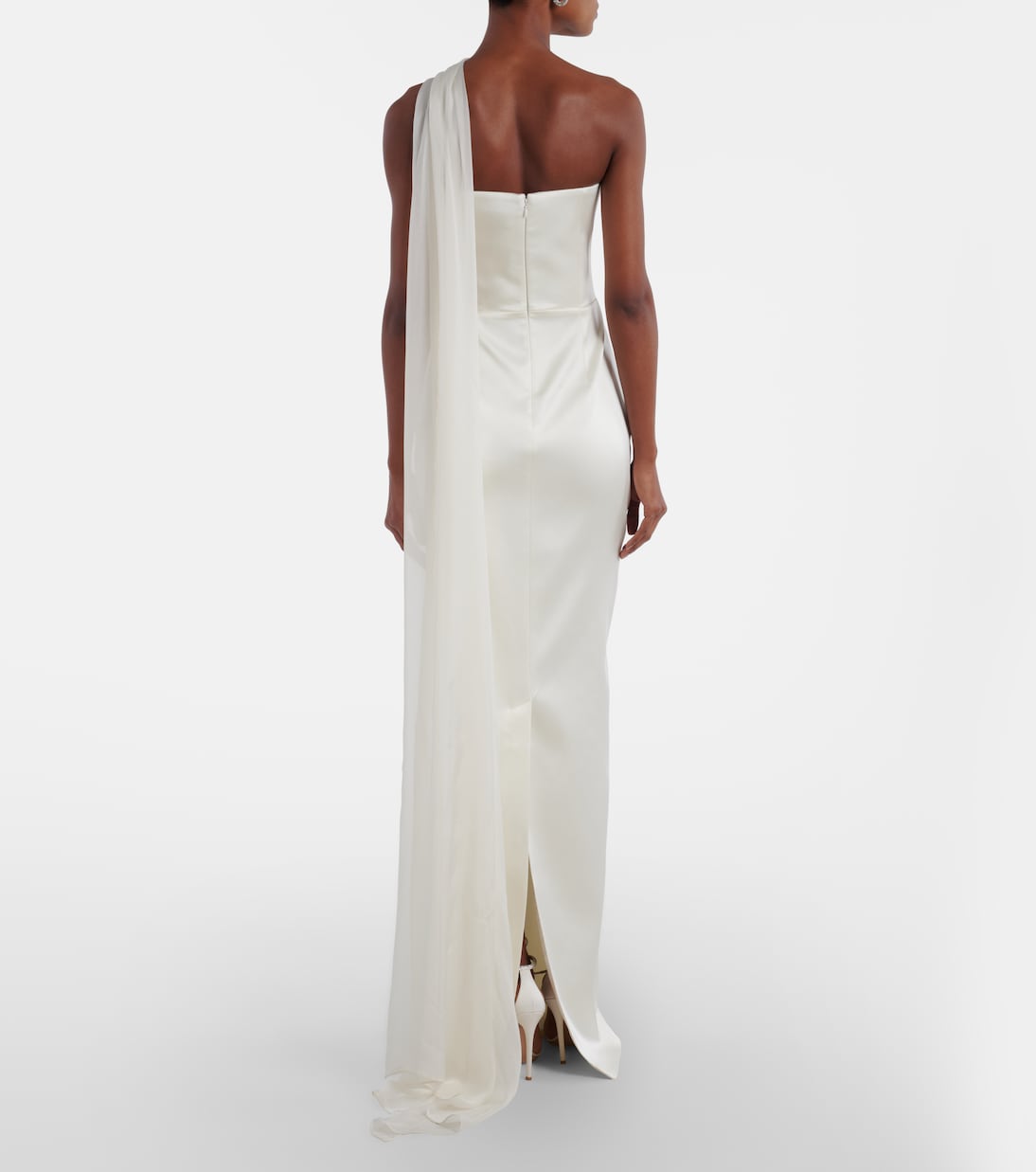 Julietta scarf-detail silk gown | The New Arrivals Ilkyaz Ozel