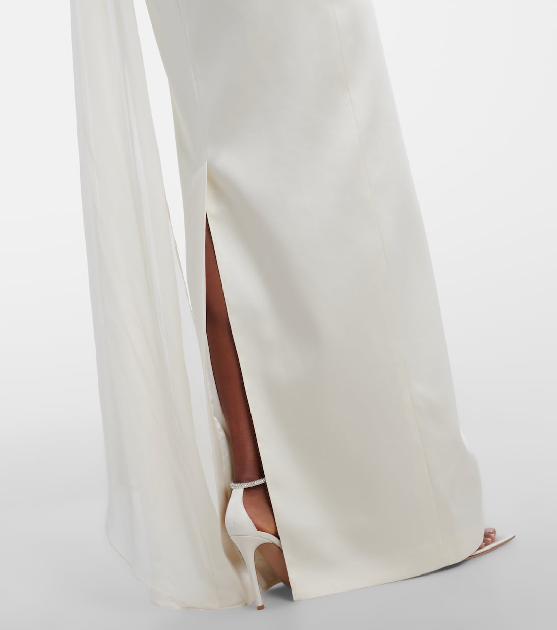 Julietta scarf-detail silk gown | The New Arrivals Ilkyaz Ozel