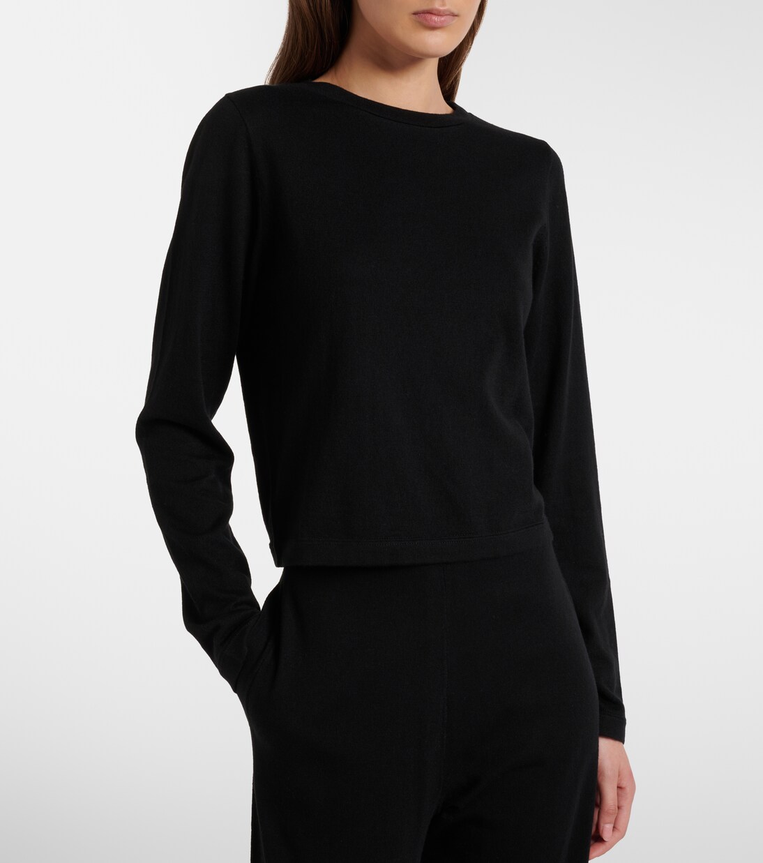 Lisa cotton and cashmere top | Extreme Cashmere