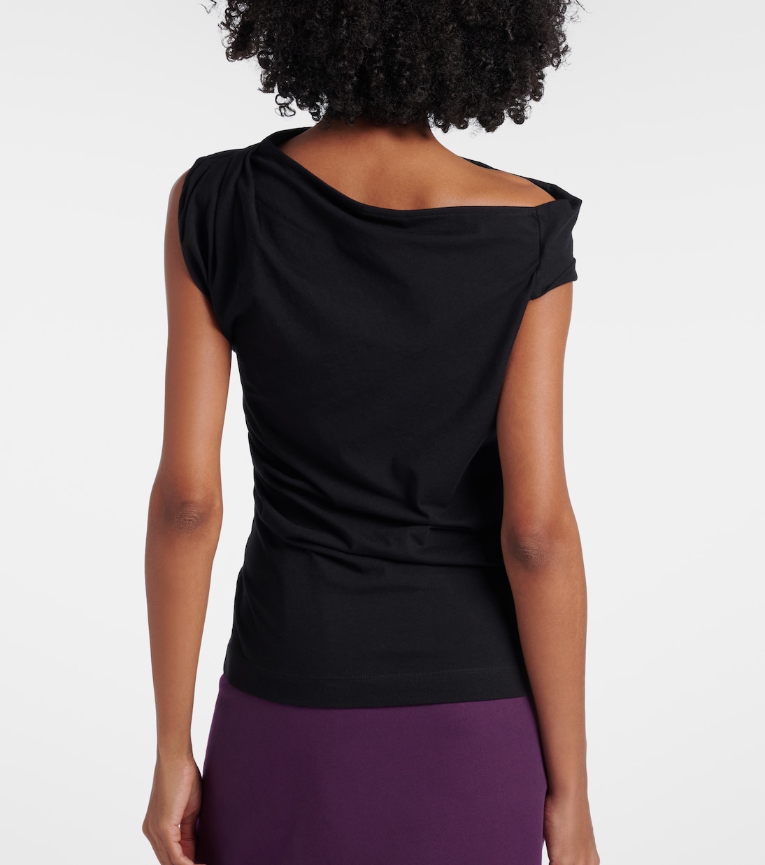 Asymmetric cotton top | Dries Van Noten