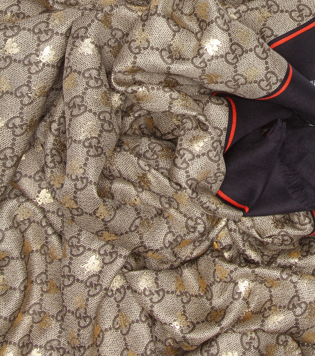 Sciarpa GUCCI GG in misto seta per giovani trendsetter