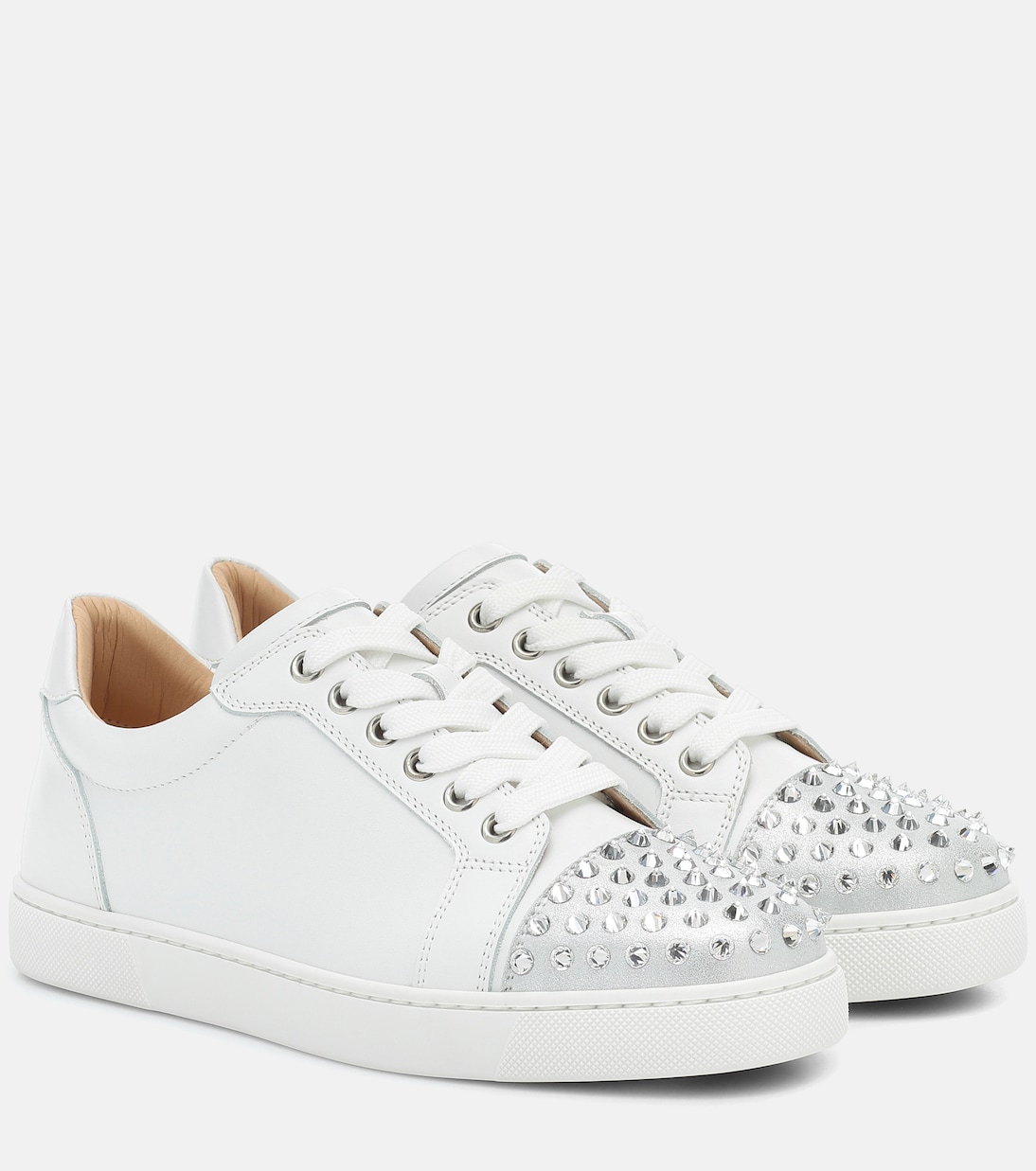 Sneakers Vieira Spikes Krystal in nappa | Christian Louboutin