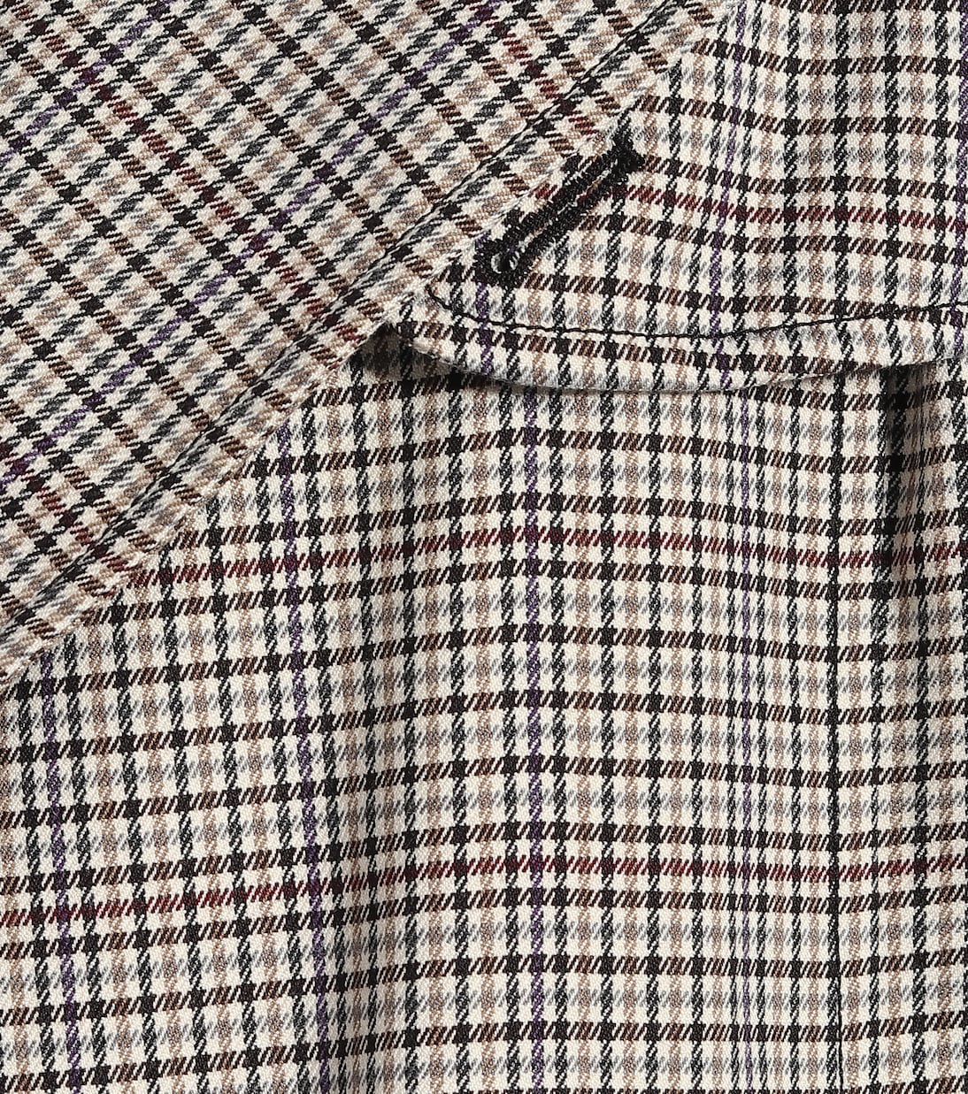 Lorna checked wool trench coat | Gabriela Hearst
