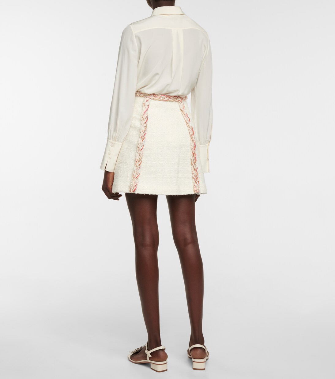 Minifalda en mezcla de tweed | Giambattista Valli
