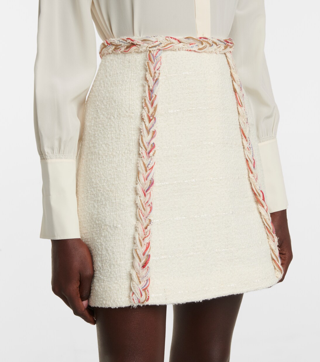 Minifalda en mezcla de tweed | Giambattista Valli