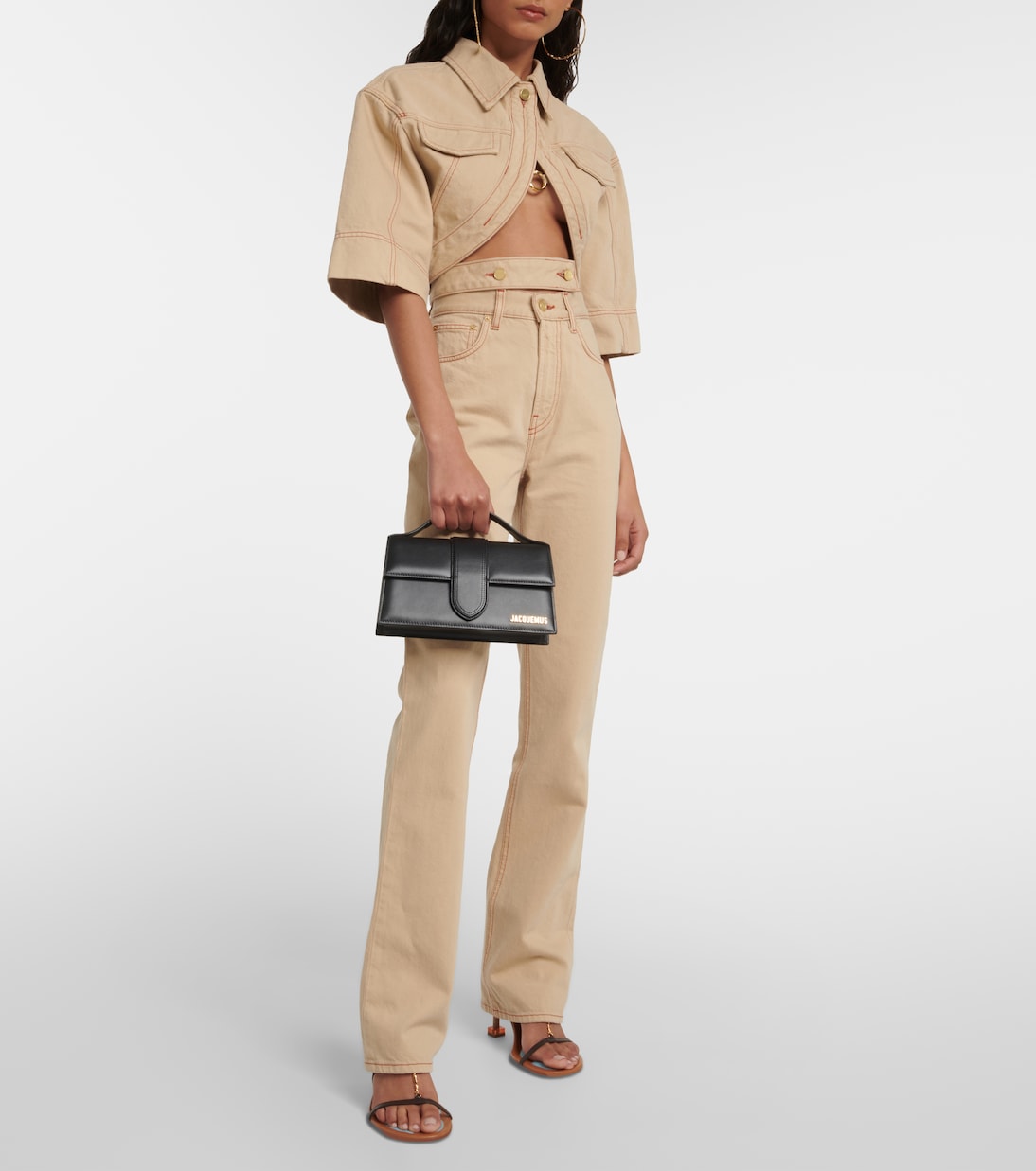 Sac Le Bambino Large en cuir | Jacquemus