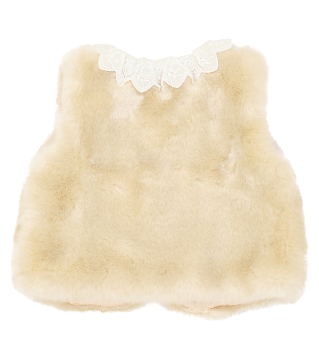 Baby faux fur waistcoat | Chloé Kids