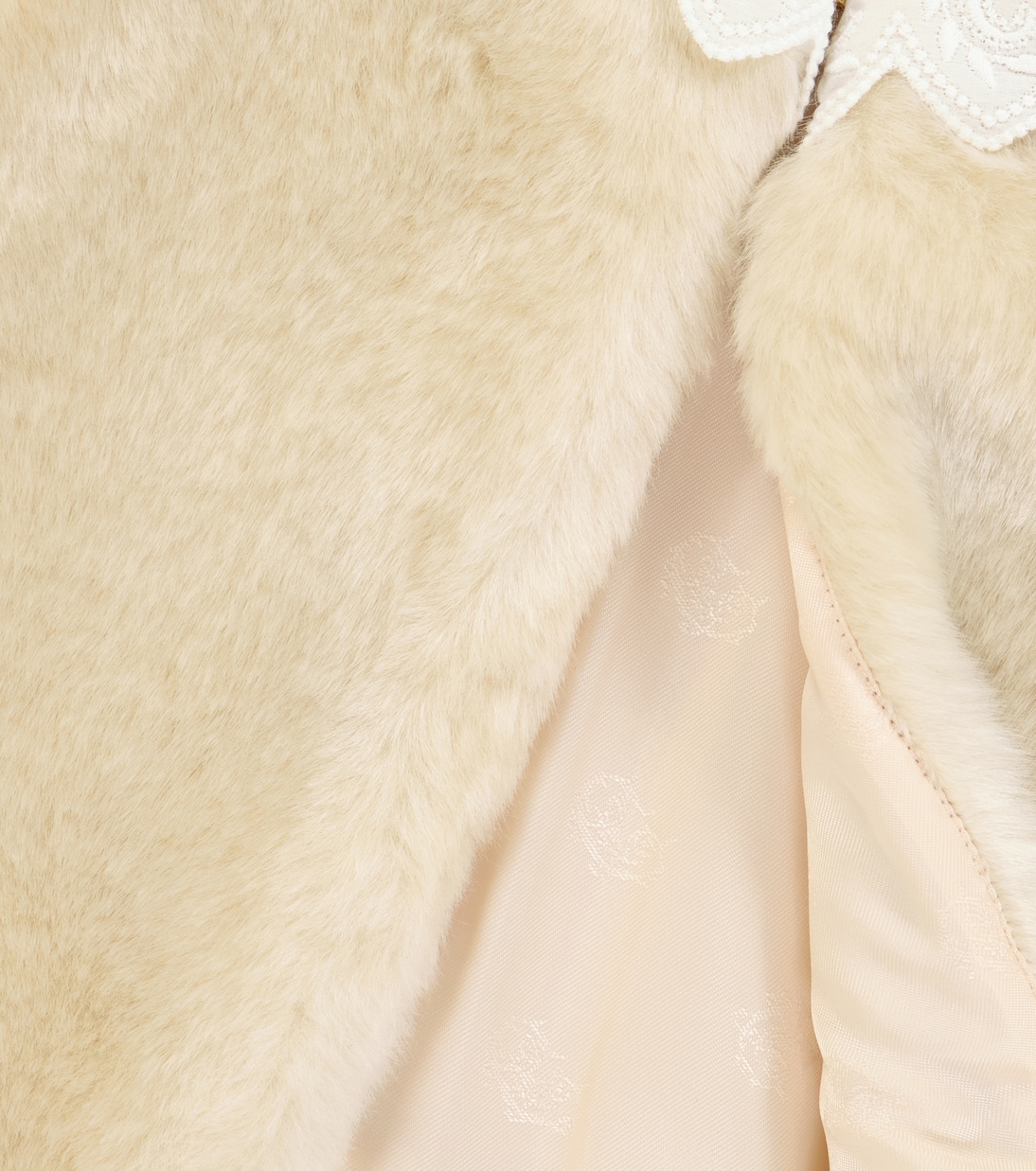 Baby faux fur waistcoat | Chloé Kids