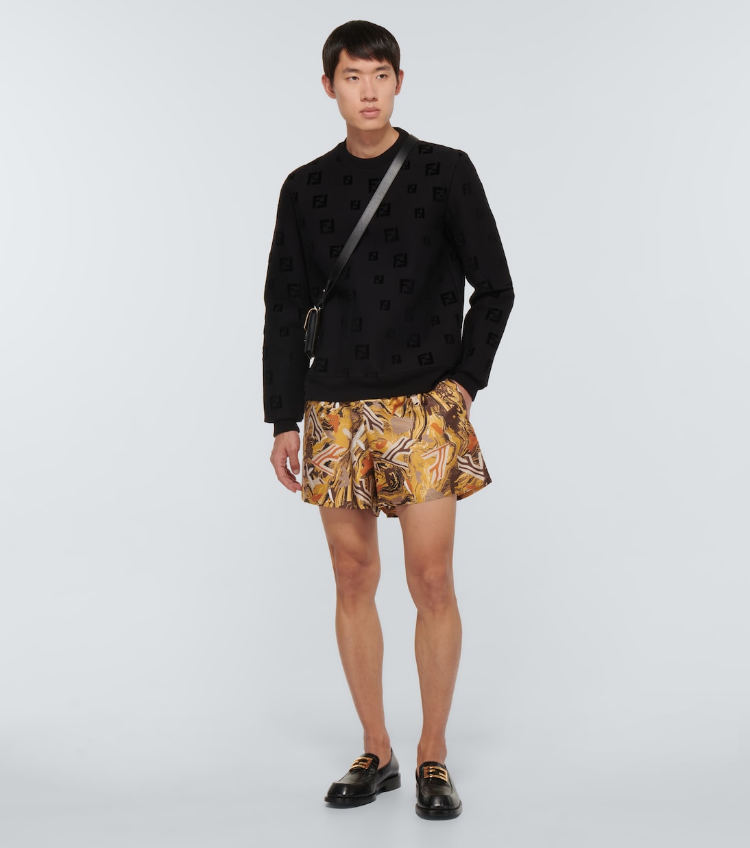 Printed silk shorts | Fendi