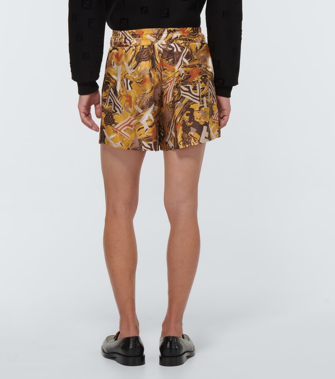 Printed silk shorts | Fendi