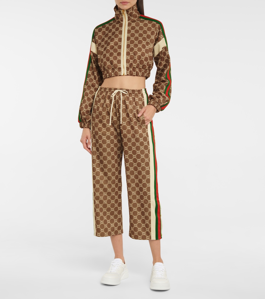 Baskets GG en cuir embossé | Gucci