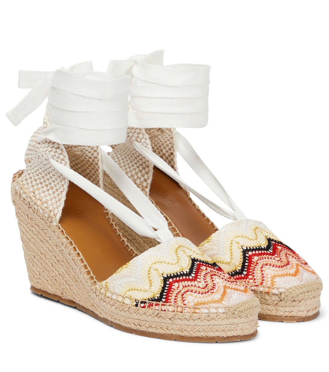 Chevron wedge espadrilles | Missoni