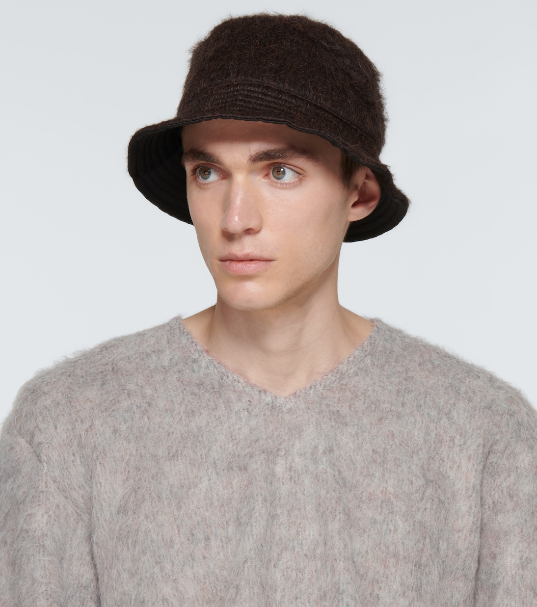 Cappello da pescatore in lana e mohair | Our Legacy