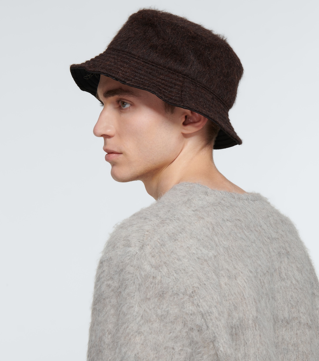 Cappello da pescatore in lana e mohair | Our Legacy