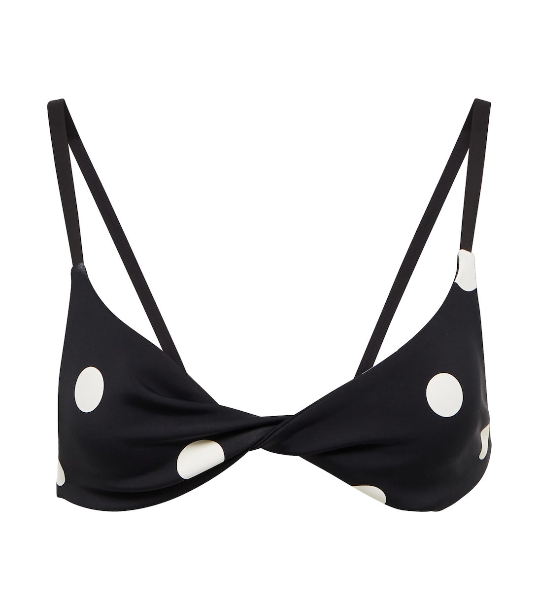 Devin polka-dot bikini top | SIR