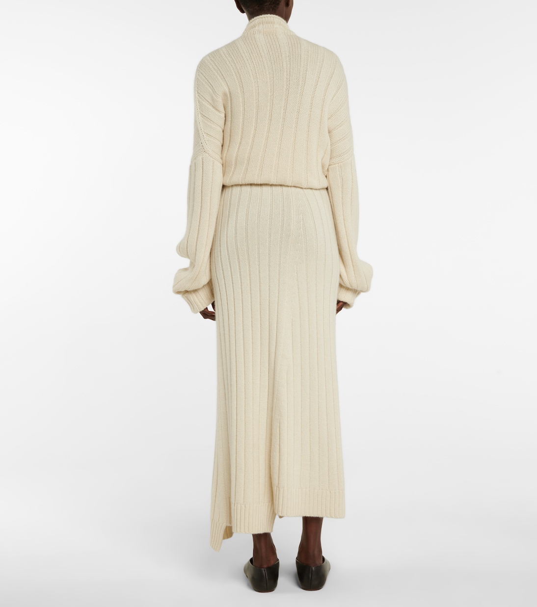 Gonna Dejan in cashmere a vita alta | The Row