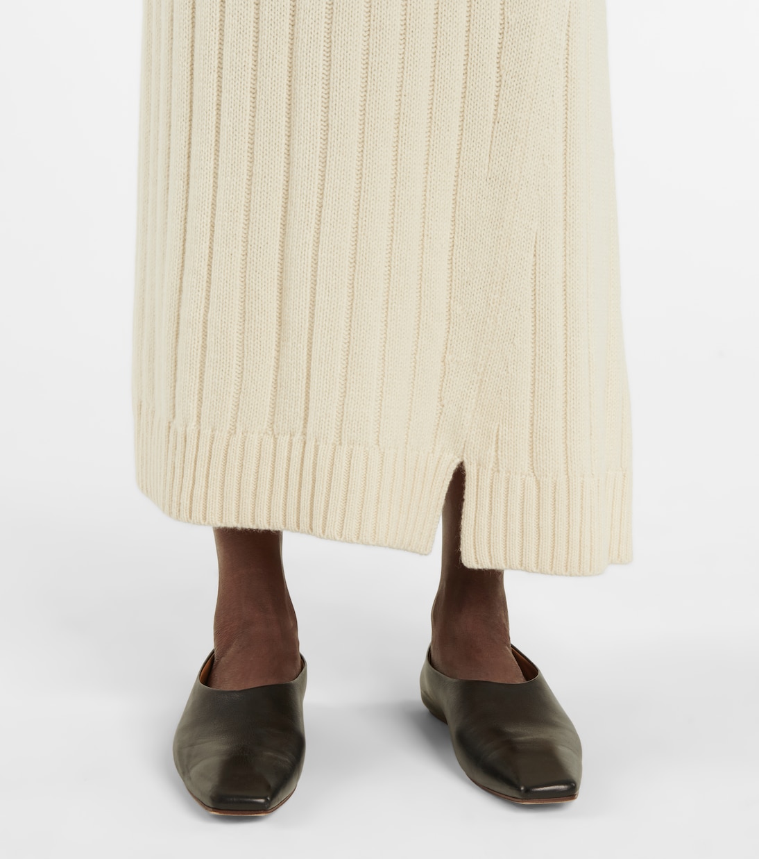 Gonna Dejan in cashmere a vita alta | The Row