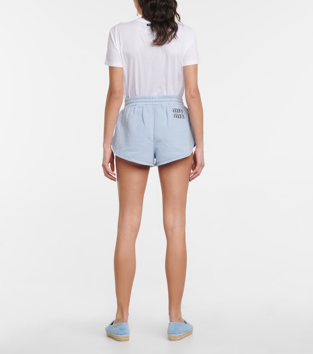 Shorts aus Baumwoll-Jersey | Miu Miu