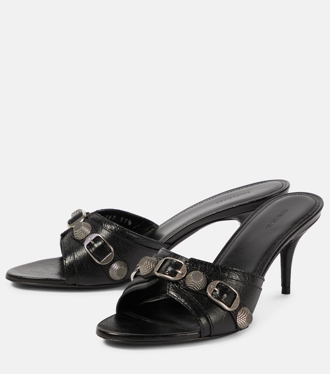 Mules Cagole en cuir | Balenciaga