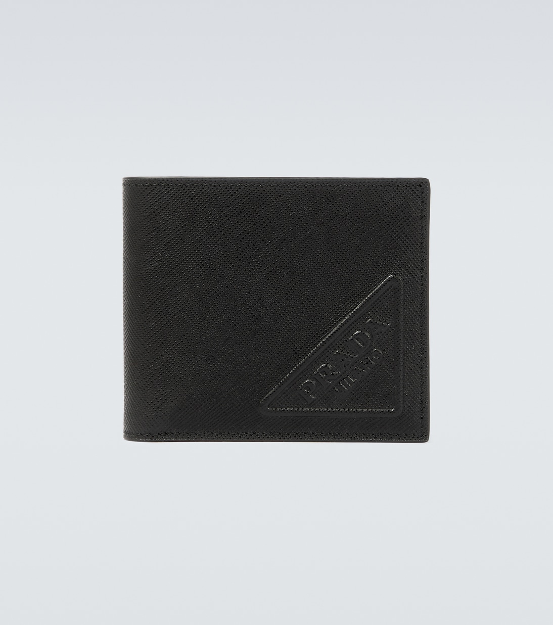 Bi-fold leather wallet | Prada