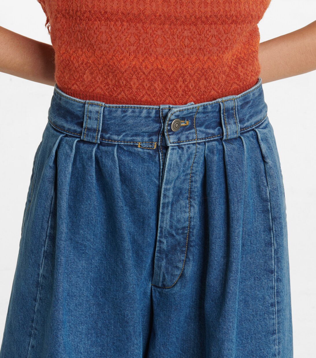 High-rise wide-leg jeans | Maison Margiela
