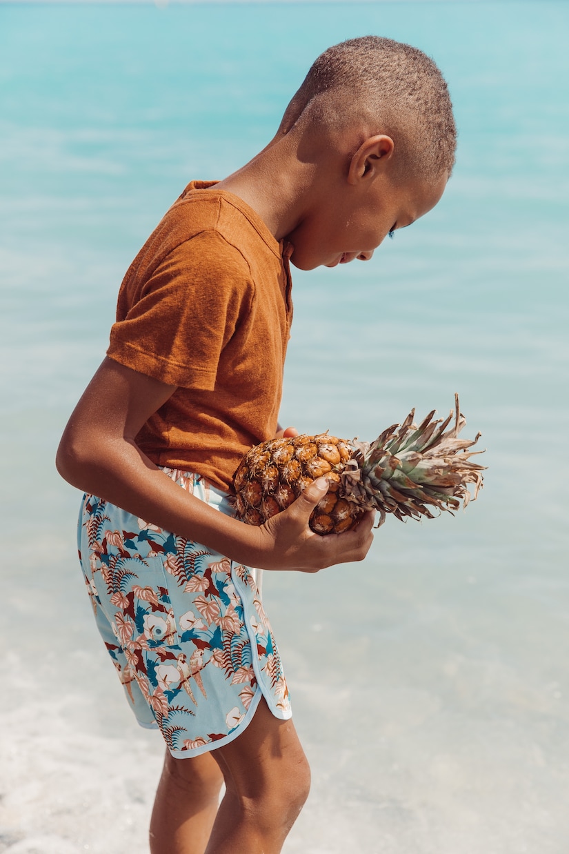 Aderi printed swim trunks | Louise Misha