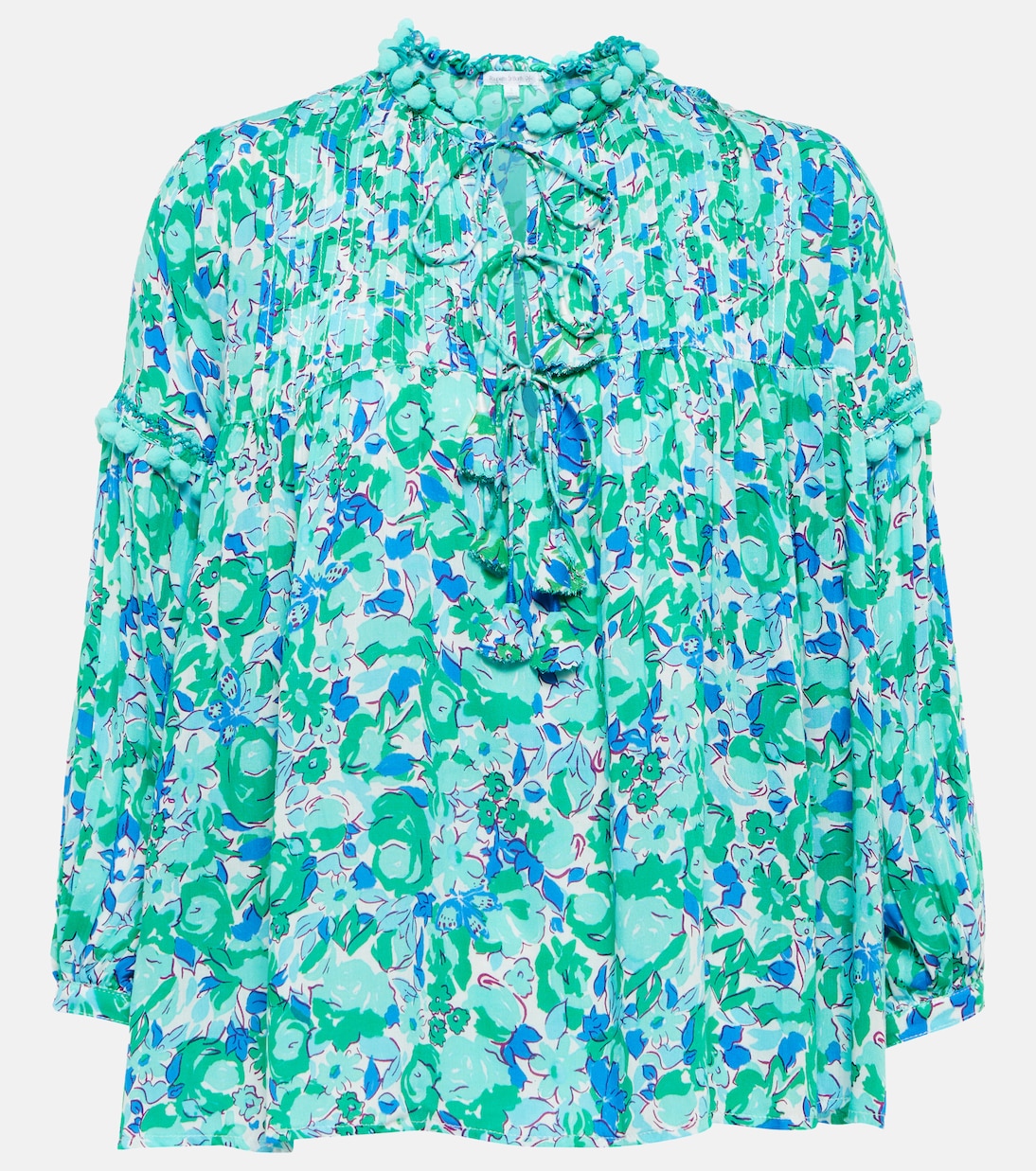 Clara floral blouse | Poupette St Barth