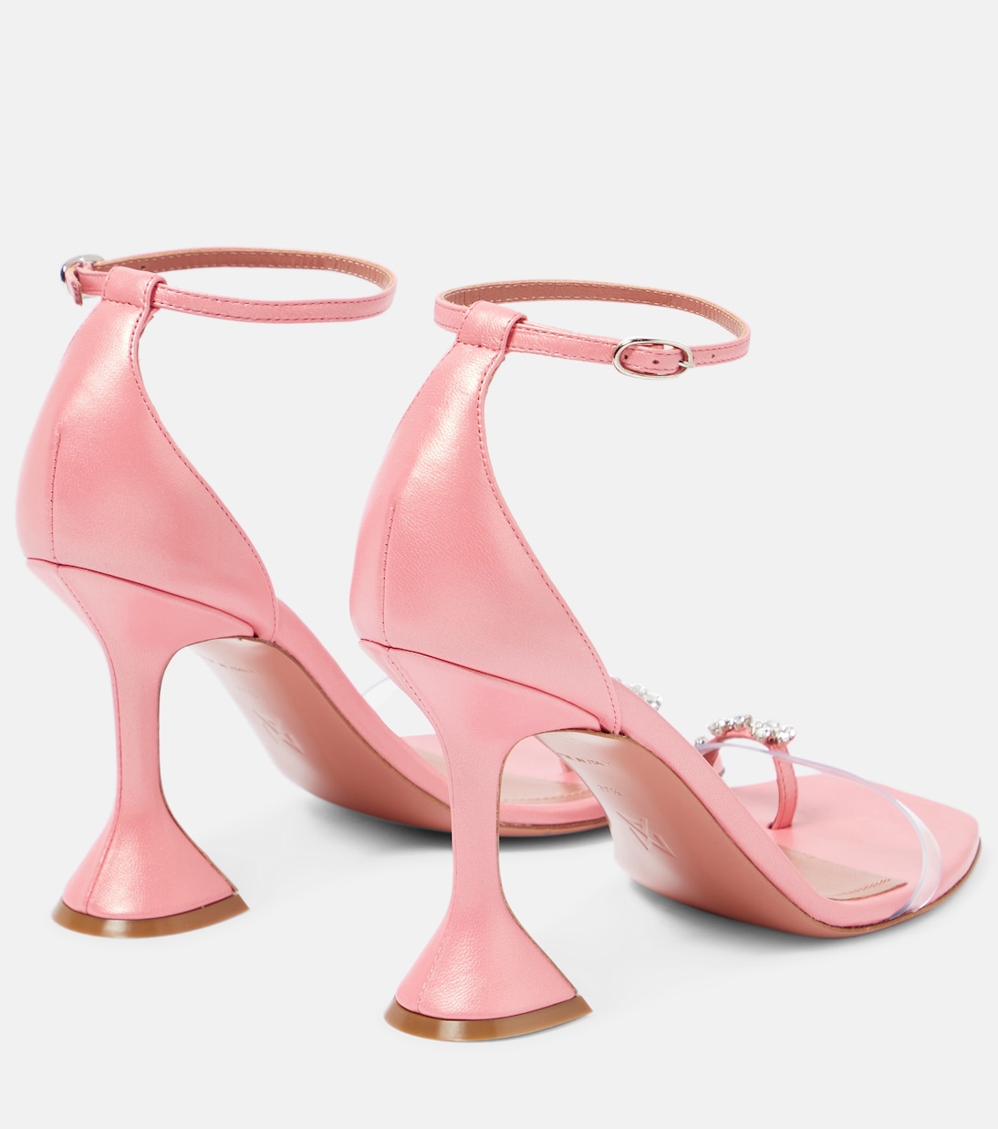 Daisy embellished leather sandals | Amina Muaddi