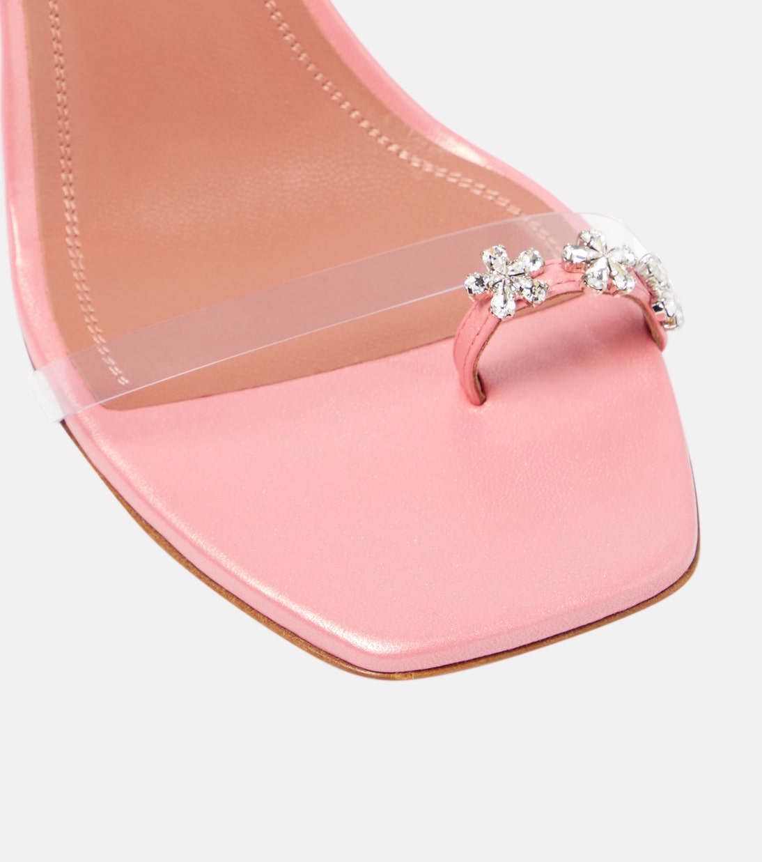 Daisy embellished leather sandals | Amina Muaddi