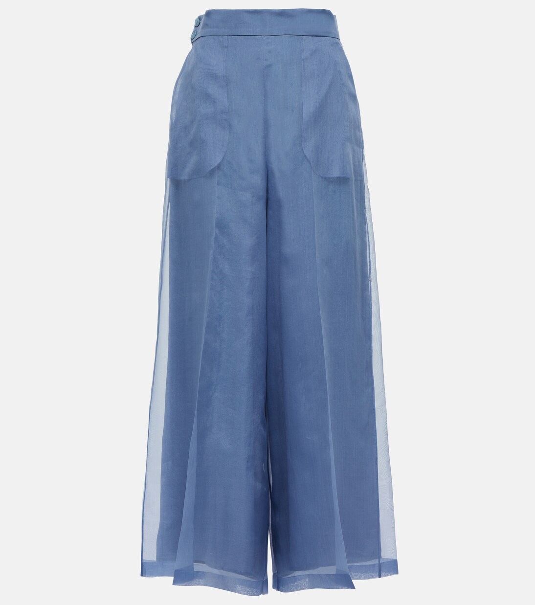 Pantalon de mariée ample Fiume en soie | Max Mara