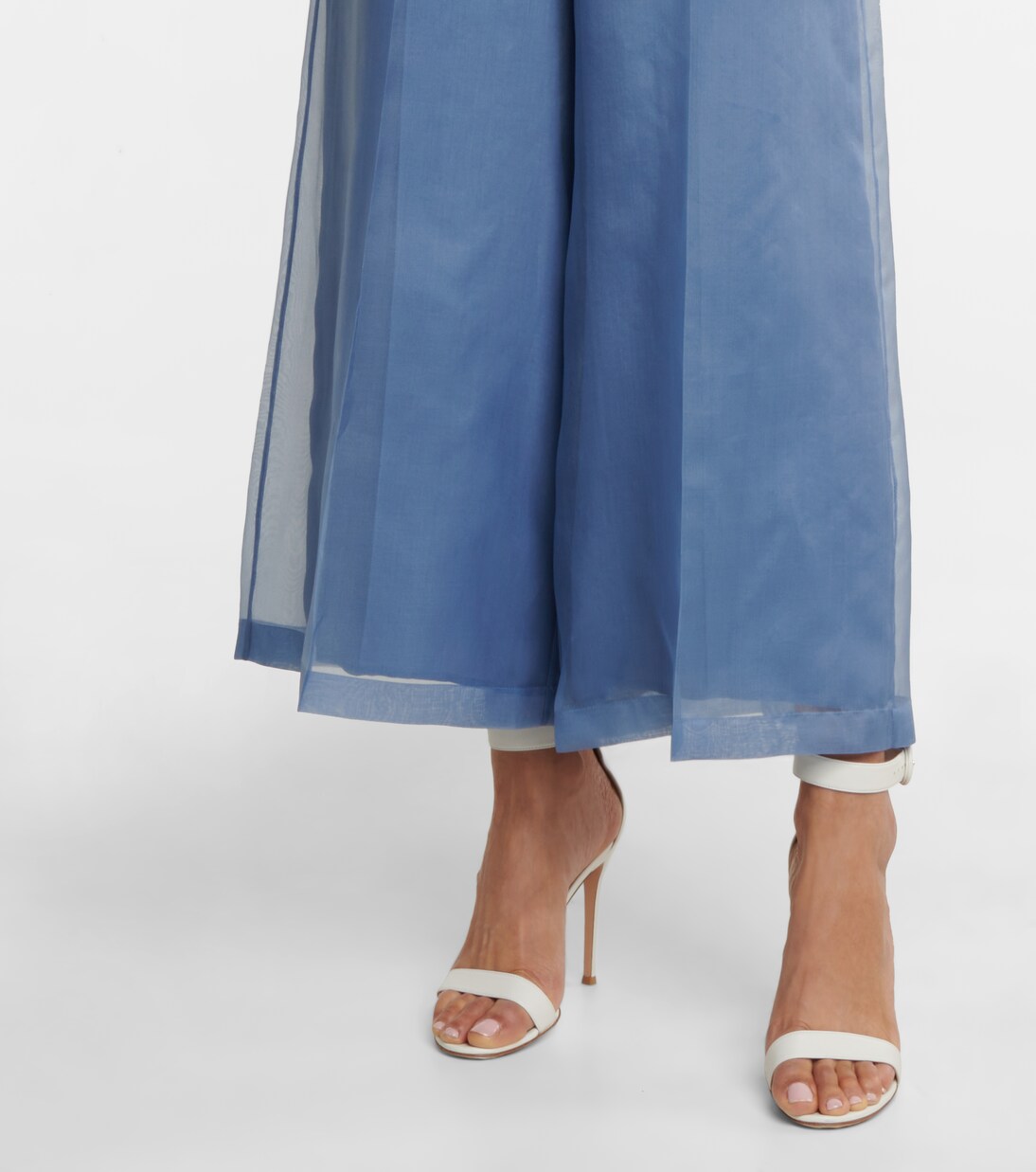Pantalon de mariée ample Fiume en soie | Max Mara
