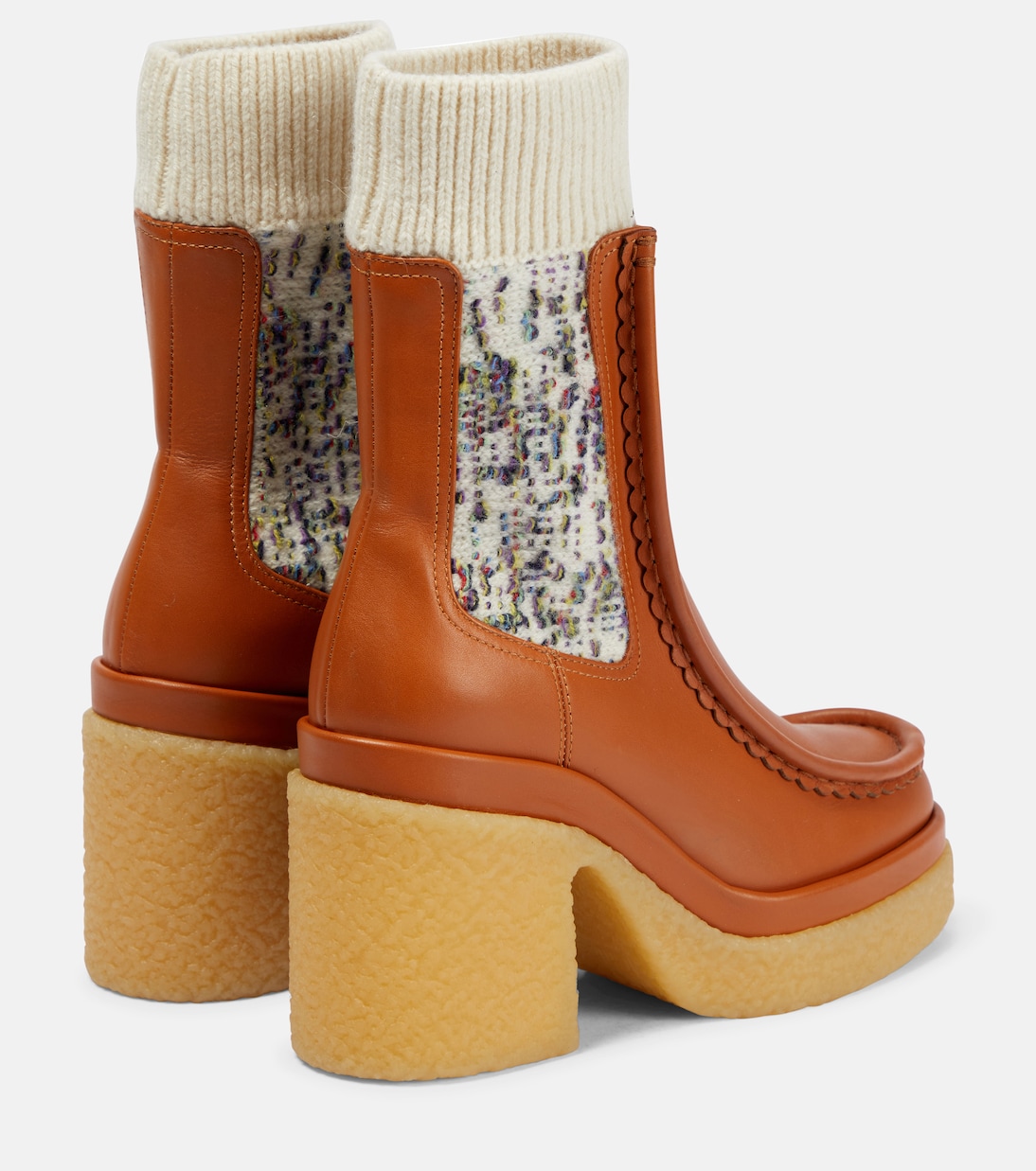 Jamie leather Chelsea boots | Chloé