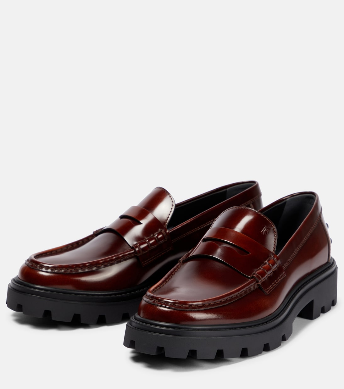 Mocassini in pelle con platform | Tod's