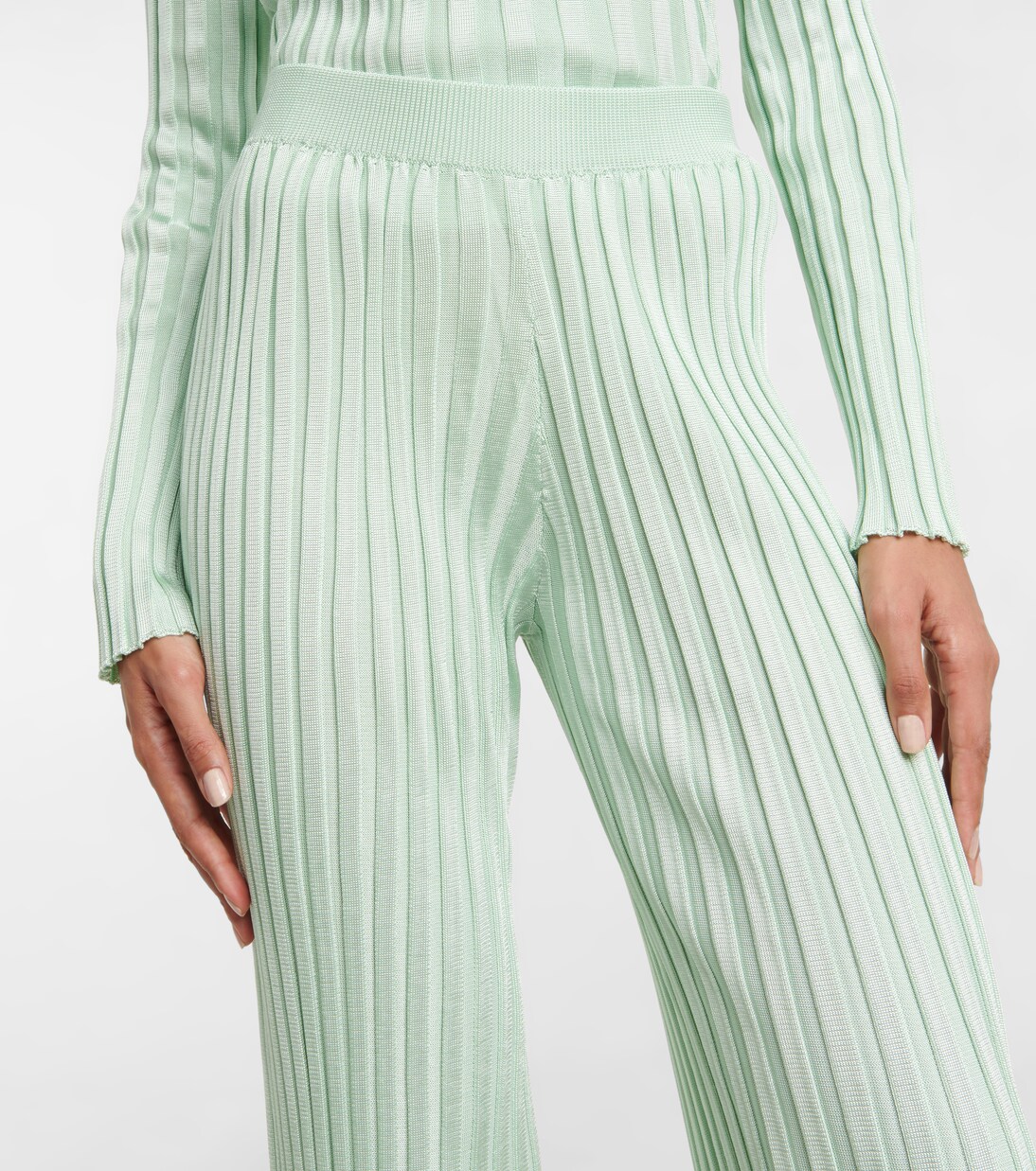 Ribbed-knit pants | Jil Sander
