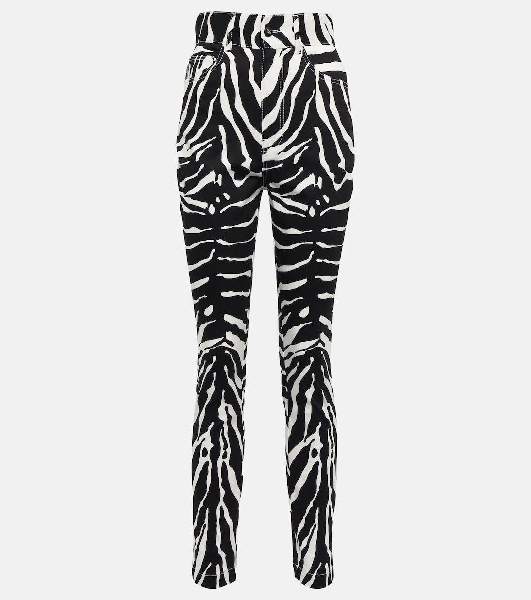 Pantalon à taille haute à motif zébré | Dolce&Gabbana