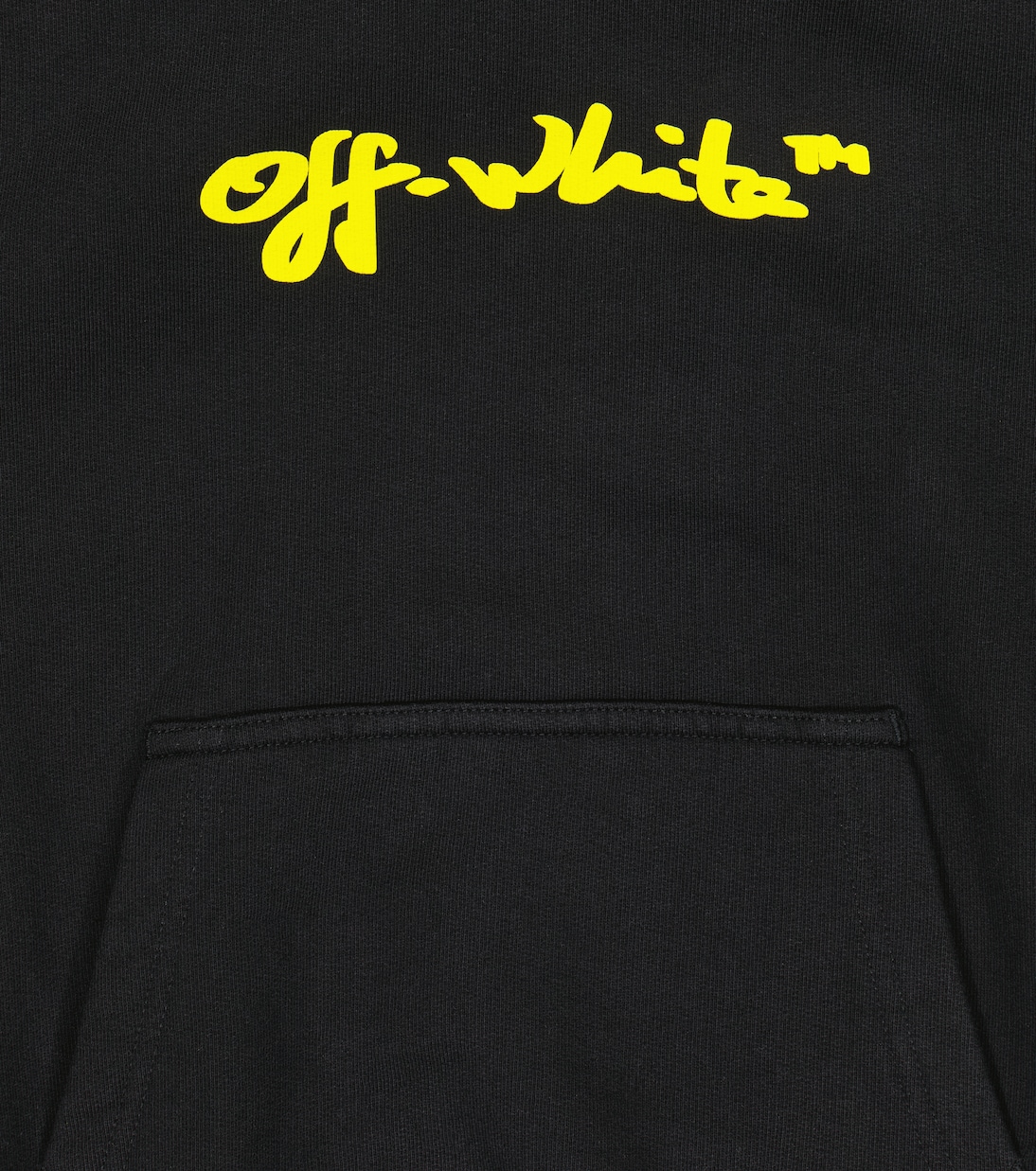 Felpa in jersey di cotone con cappuccio | Off-White Kids